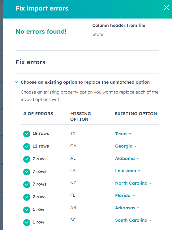 Fix import errors - No errors found!